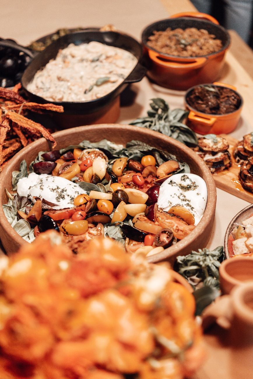 Fine organic culinary spread